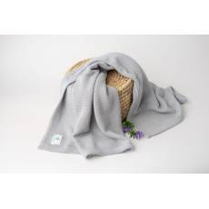 Bambusowy kocyk z jonami srebra SZARY, BambooCare24