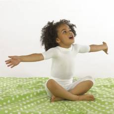 Koszulka dziecięca na krótki rękaw, lecznicza na AZS, VISCOSE, Skinnies