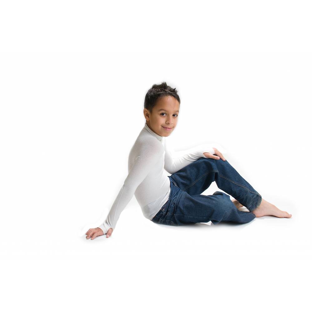 Koszulka dziecięca na długi rękaw, lecznicza na AZS, VISCOSE, Skinnies