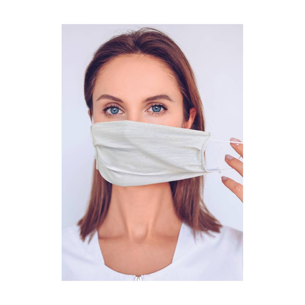 Maski wielokrotnego użytku ze srebrem (2 szt/op), SILVERCARE