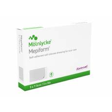 Mepiform® Samoprzylegający opatrunek silikonowy do pielęgnacji blizn (5 szt/op), Mölnlycke