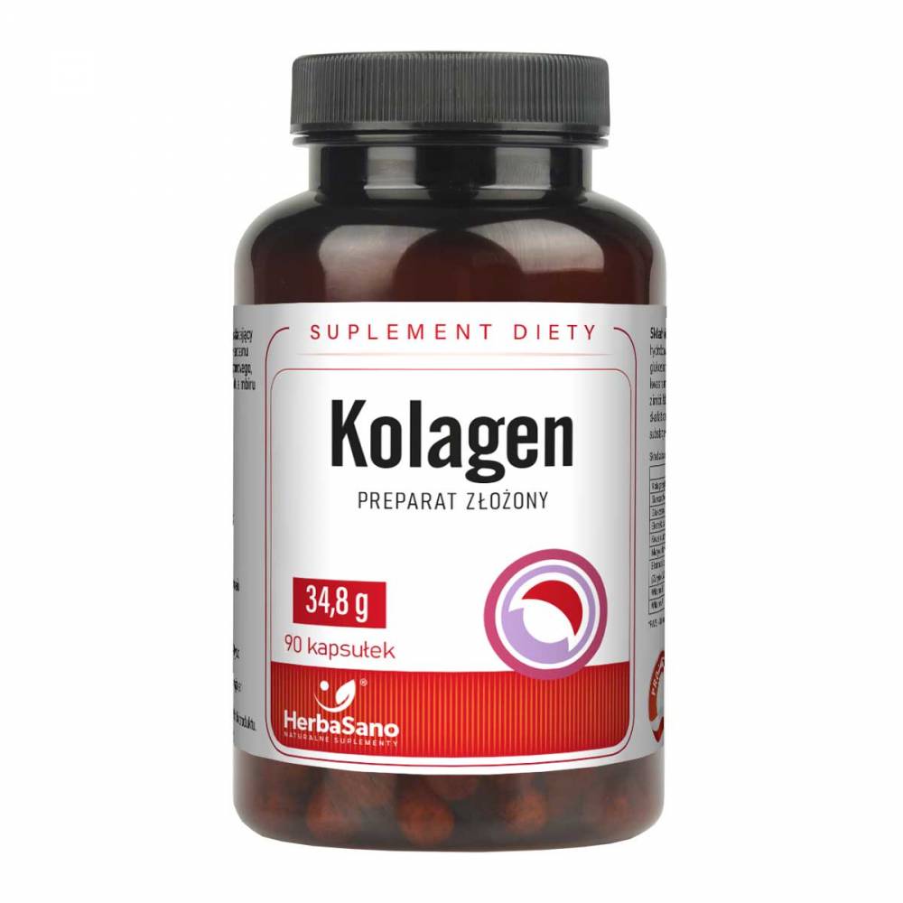 Kolagen – preparat złożony HerbaSano 7 - wspomaganie skóry
