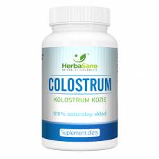 Colostrum kozie + WIT. E, WIT D3 2000 j.m. i CYNK 60 kaps. HerbaSano