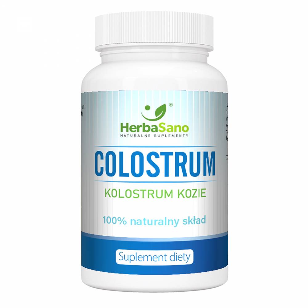 Colostrum kozie + WIT. E, WIT D3 2000 j.m. i CYNK 60 kaps. HerbaSano