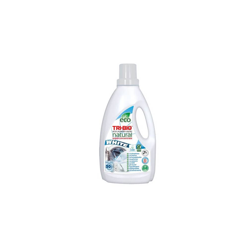 Ekologiczny Skoncentrowany Płyn do Prania WHITE, 1,42 l, TRI-BIO