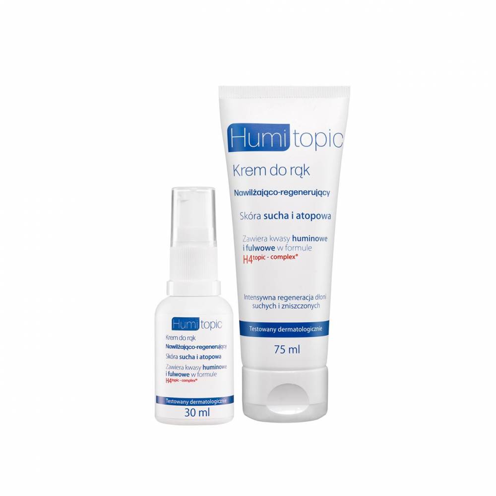 Krem do rąk nawilżająco-regenerujący, AZS, egzema, Humitopic