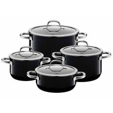 Zestaw 4 garnków Passion Black Silargan indukcja Silit
