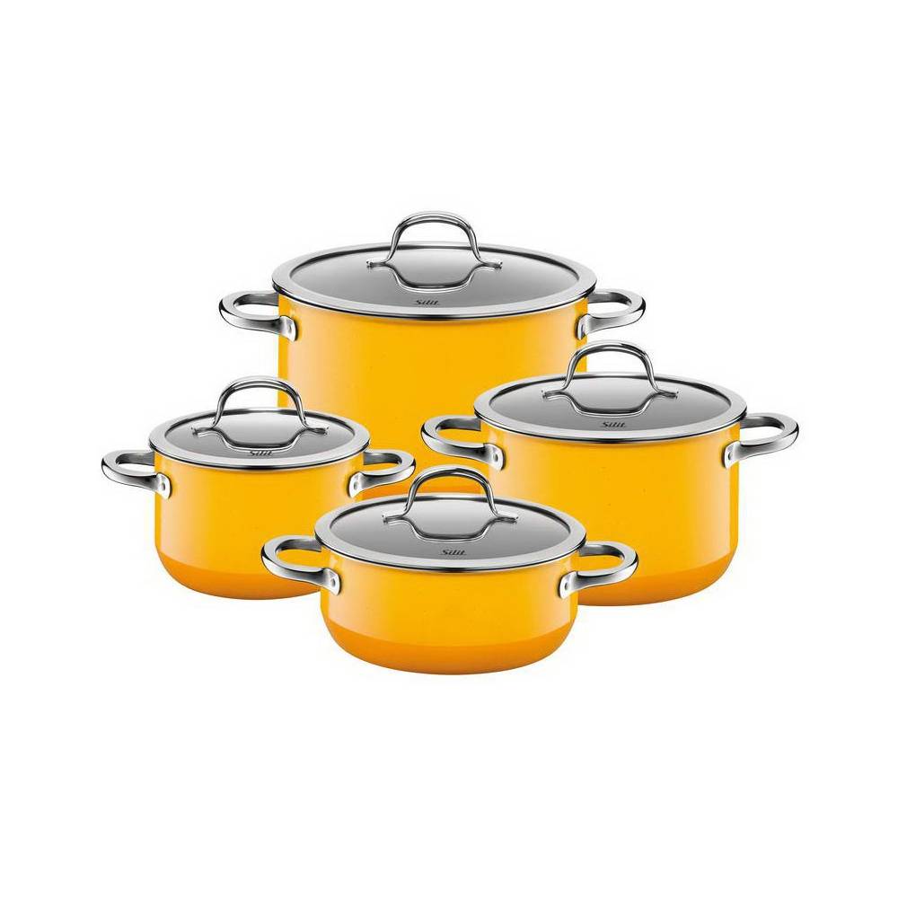 Zestaw 4 garnków Passion Yellow Silargan indukcja Silit