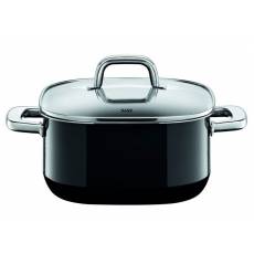 Garnek niski 4,4 Quadro Black 22 cm indukcja Silargan Silit