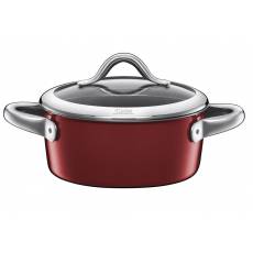 Garnek niski 22 cm Vitaliano Rosso 3,1 l Silargan Silit