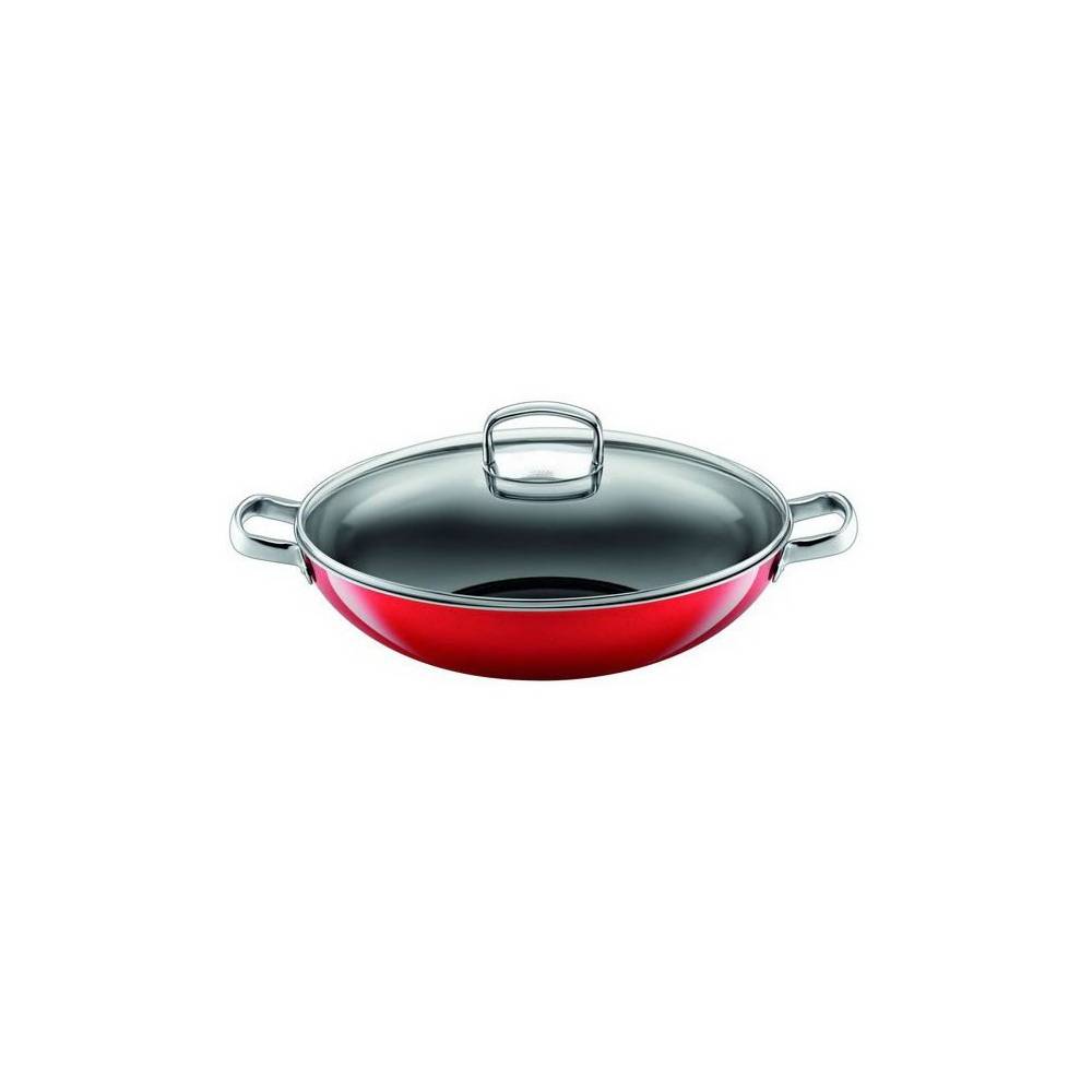 Wok Energy Red 7 l, 36 cm Silargan indukcja Silit