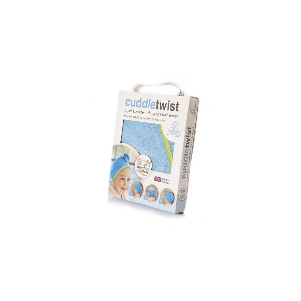 Ręcznik na Włosy Niebieski Cuddletwist
