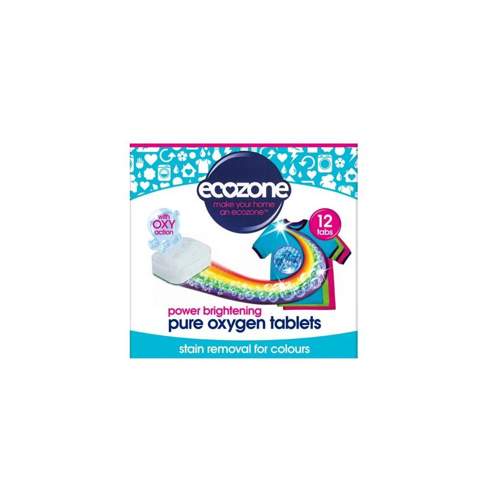 Odplamiacz do kolorów Pure oxygen, 12 tabletek Ecozone