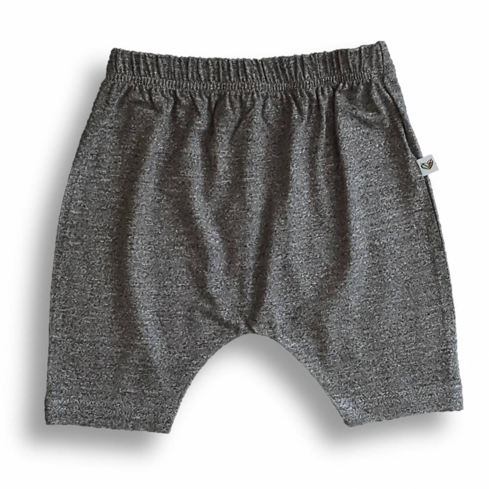 Spodenki, ciemnoszary melanż BAMBUS Nanaf Organic