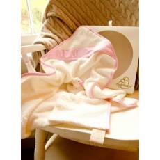 Zestaw Prezentowy dla Noworodka, różowy Cuddledry