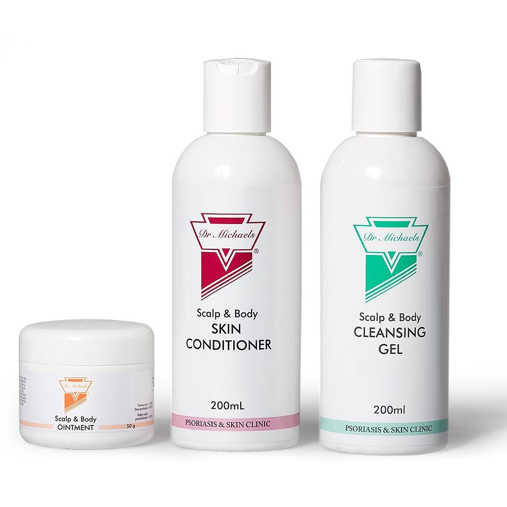 Zestaw podstawowy do walki z łuszczycą Dr Michaels