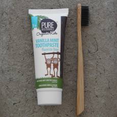 Pasta do Zębów bez fluoru z Ksylitolem o smaku Waniliowej Mięty 75ml- Pure Beginnings Organic Baby