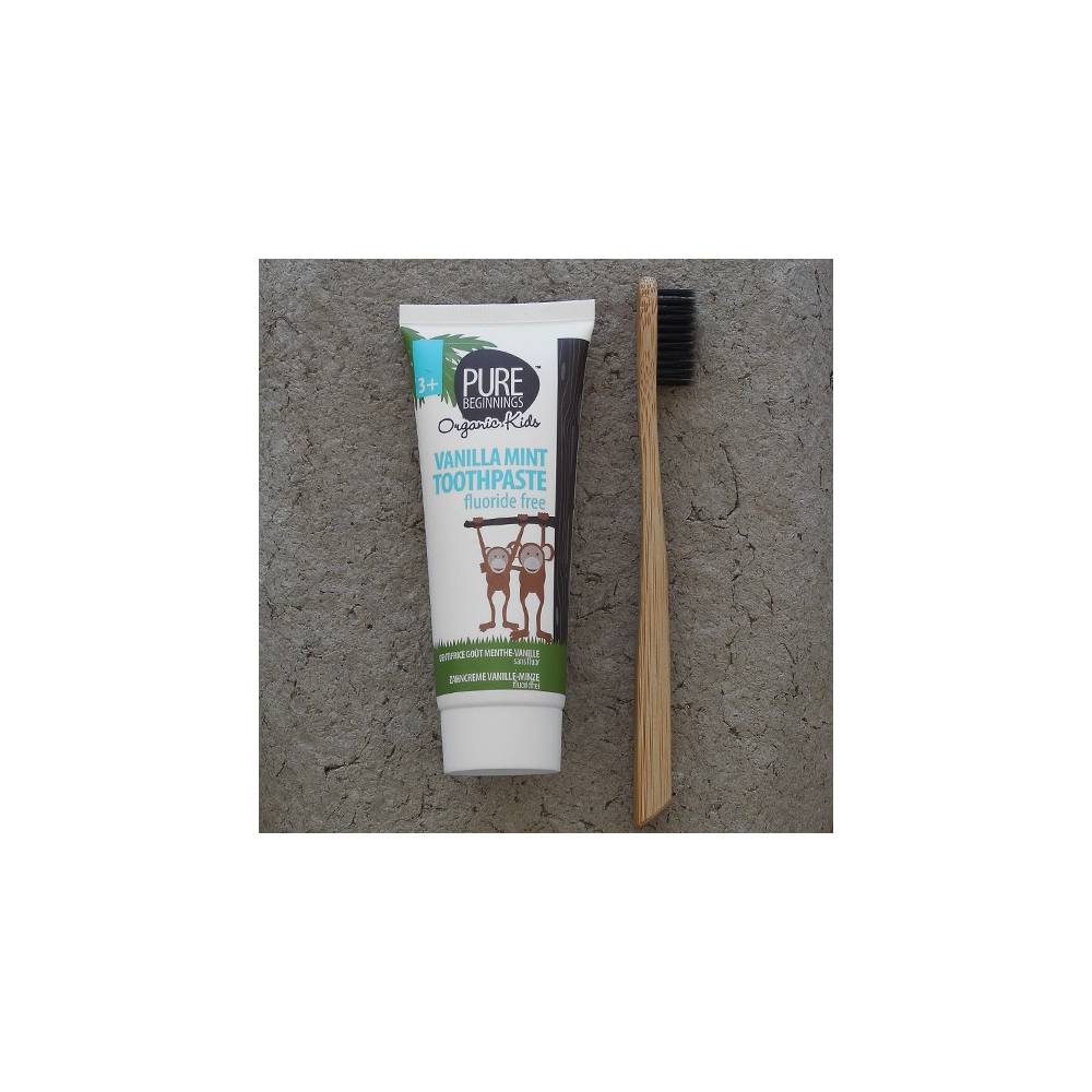 Pasta do Zębów bez fluoru z Ksylitolem o smaku Waniliowej Mięty 75ml- Pure Beginnings Organic Baby