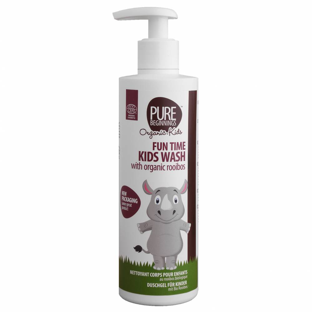 Bąbelkowy Żel do Mycia Ciała z Organicznym Rooibosem, 250ml- Pure Beginnings Organic Kids