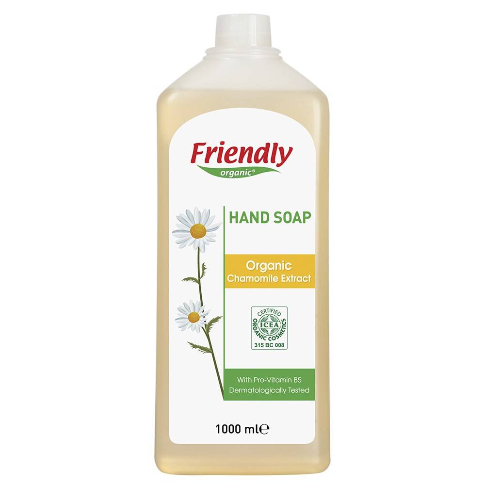 Mydło do rąk, rumiankowe, 1000 ml- Friendly Organic