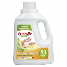 Płyn do prania ubranek dziecięcych, magnoliowy, 1567 ml, 53 prania- Friendly Organic