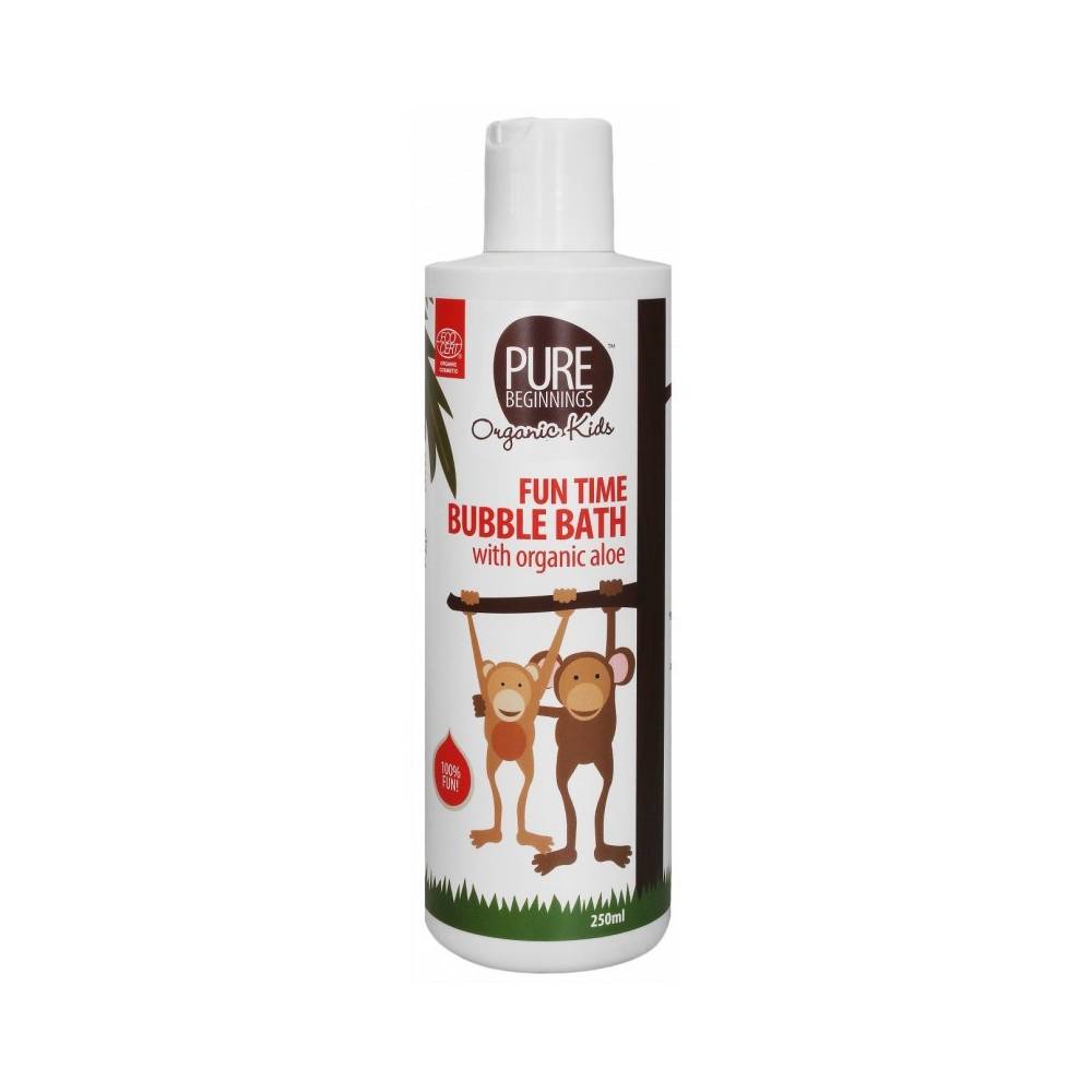 Płyn do Kąpieli z Bąbelkami i Organicznym Aloesem, 250ml- Pure Beginnings Organic Kids,