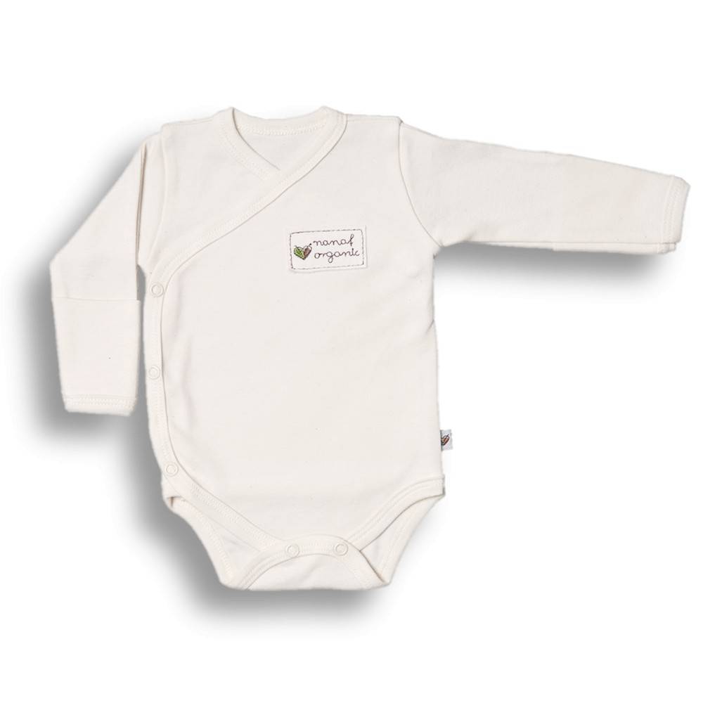 Body kimono z długim rękawem, BASIC naturalne Nanaf Organic