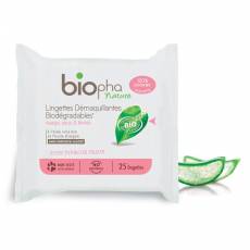 Chusteczki do demakijażu, 25 szt. BIOpha