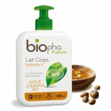 Mleczko do ciała regenerujące z Masłem Karite, butelka z pompką, 400 ml BIOpha