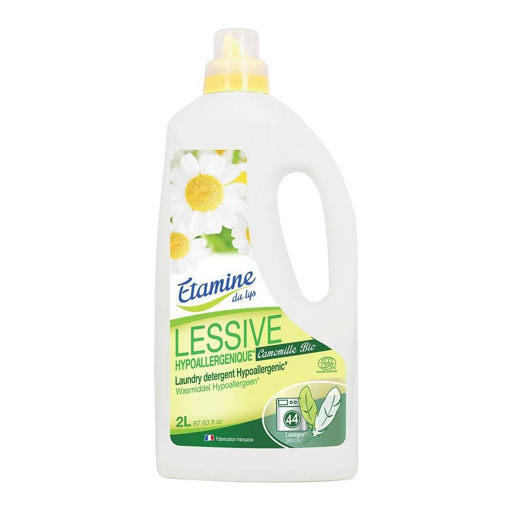 Hypoalergiczny płyn do prania rzeczy dziecięcych z organiczną wodą rumiankową 2 l- Etamine du Lys