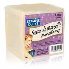 Retro Tradycyjne oryginalne Mydło Marsylskie w kostce zielone, 300 g- Etamine du Lys