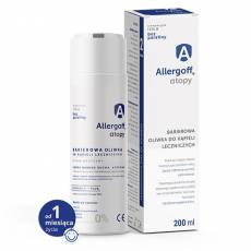 Allergoff atopy Barierowa oliwka do kąpieli leczniczych 200 ml