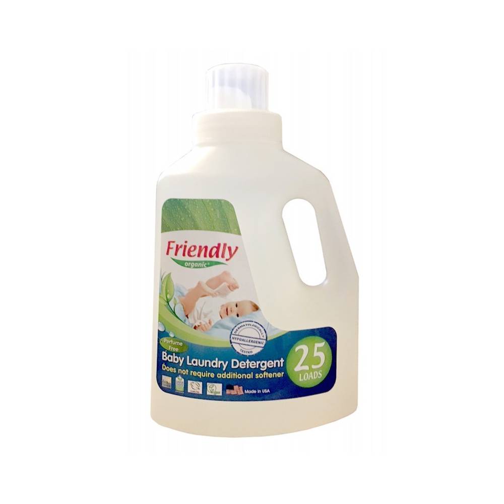 Płyn do prania ubranek dziecięcych, bezzapachowy, 739 ml, 25 prań- Friendly Organic