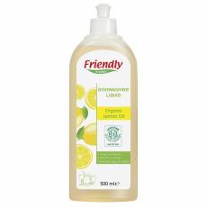 Płyn do mycia naczyń, cytrynowy, 500 ml- Friendly Organic