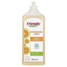 Płyn do mycia naczyń, pomarańczowy, 1000 ml- Friendly Organic