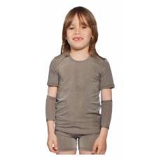 T-shirt dla dzieci leczniczy na azs PADYCARE pokryty srebrem