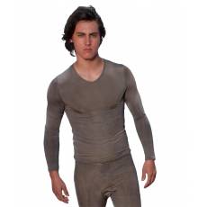 T-shirt dla mężczyzn z długim rękawem leczniczy na azs PADYCARE pokryty w 100% srebrem