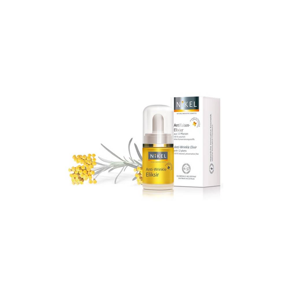 Przeciwzmarszczkowy Eliksir z 12 roślin INTENSIVE CARE,15 ml, NIKEL