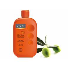 Jedwabiste mleczko do ciała z masłem kokosowym, SPF30 UVA/UVB, 230 ml, Nikel