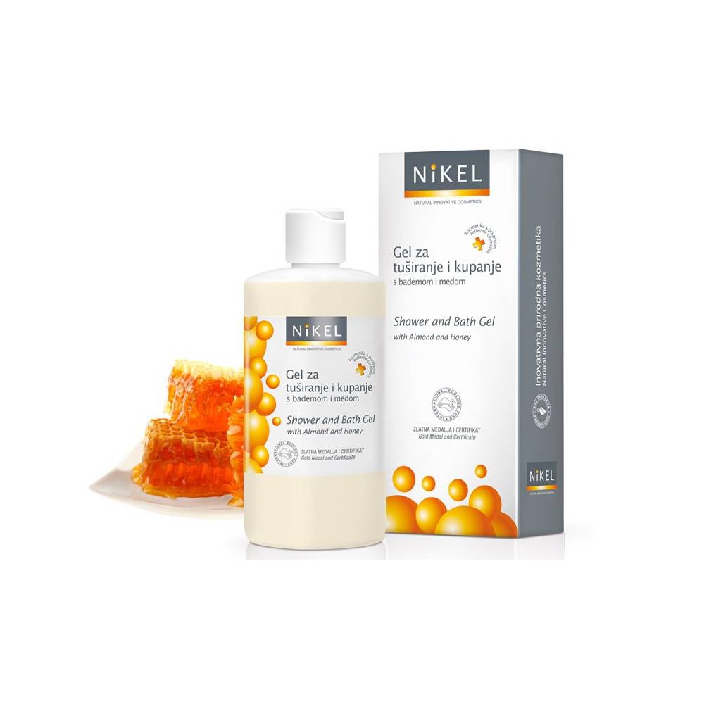 Żel pod prysznic i do kąpieli Miód i Migdał, 200 ml, NIKEL