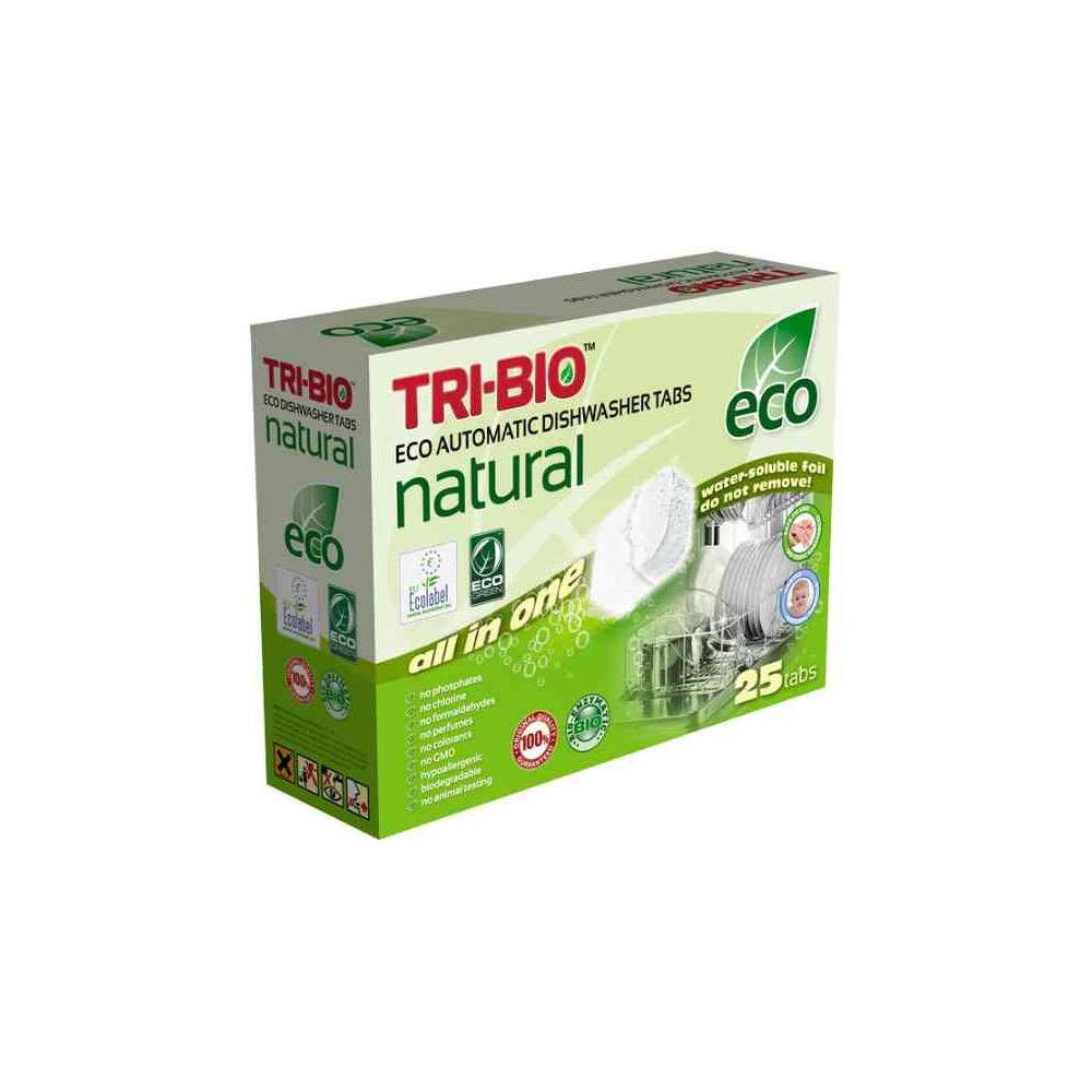 Ekologiczne Kapsułki do Zmywarki All in One, 25 szt, TRI-BIO