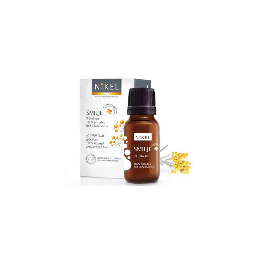 Antyoksydacyjny eliksir 100% naturalny z wyciągiem z kwiatu Immortelle, 10 ml, NIKEL