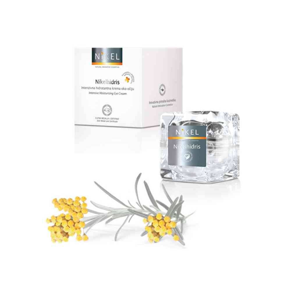 NIKELHIDRIS nawilżający krem pod oczy z kwasem hialuronowym, miodem i kwiatem Immortelle INTENSIVE CARE, 15 ml, NIKEL