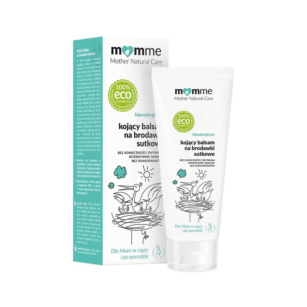 Kojący balsam na brodawki sutkowe, 50ml- MomMe