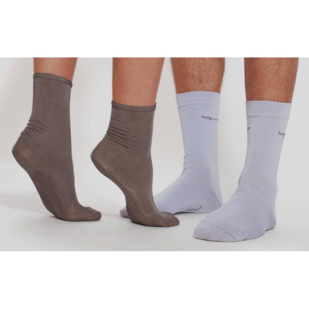 Skarpetki  PADYCARE pokryte srebrem